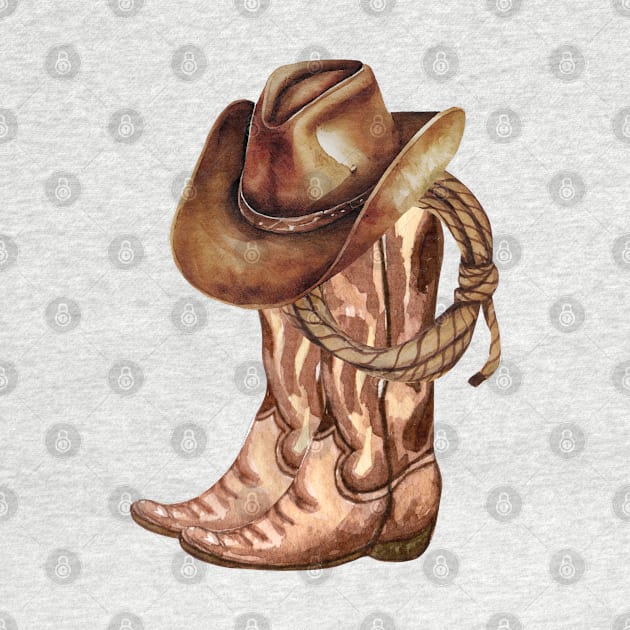 Rustic Rodeo  Western Country Cowboy Boots by Tina